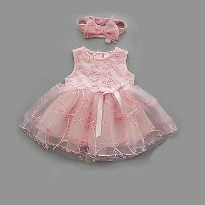 Baby Girl Pink Princess Clothing Sets for Birthday Party childrensterritory
