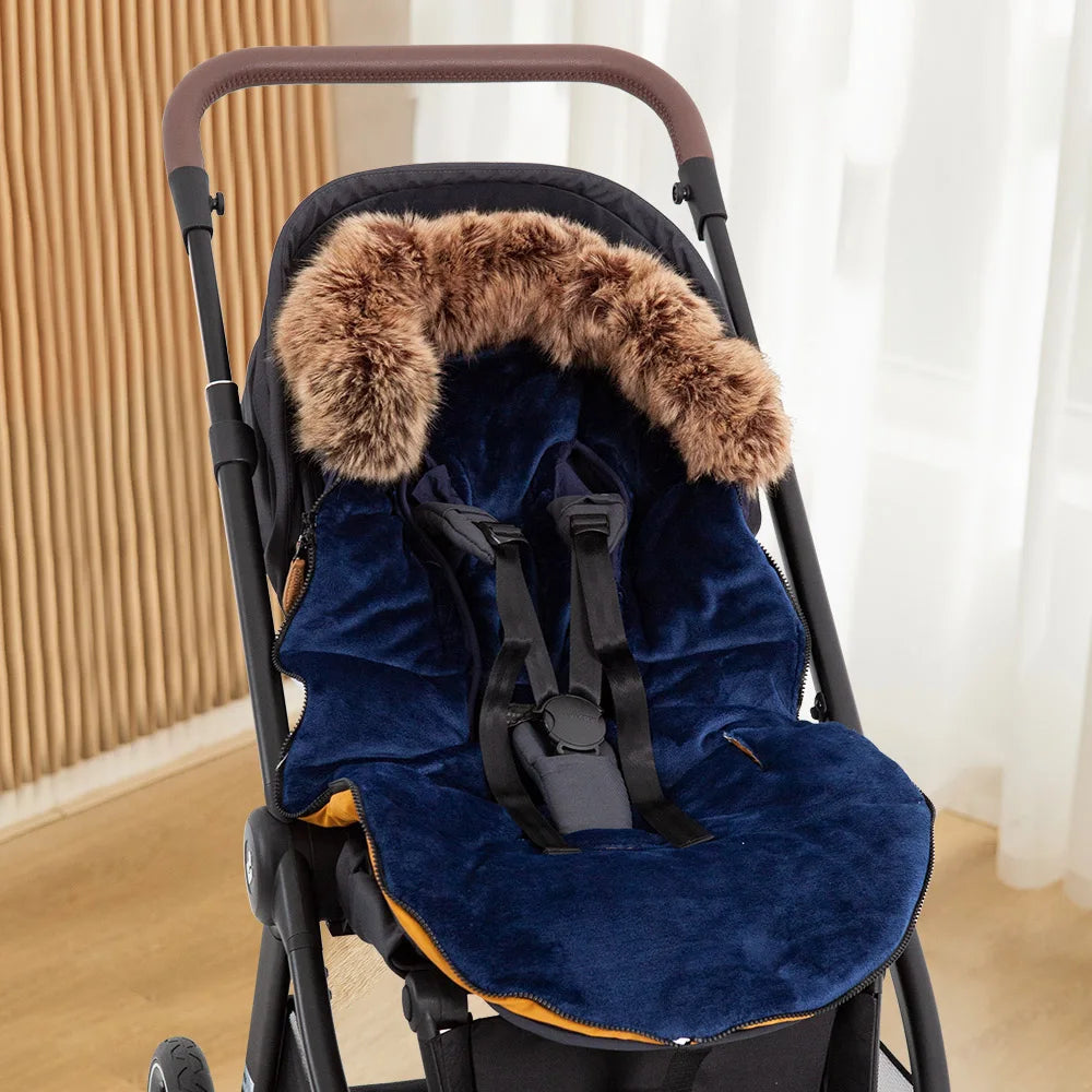 Patchwork Windproof Winter Stroller Footmuff childrensterritory