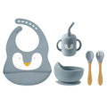 4/5/8Pcs Durable Silicone Tableware Set for Toddlers childrensterritory