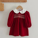 Baby Kids Long Sleeves Lace Design Christmas Party Costumes childrensterritory