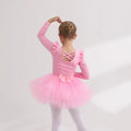 Kids' Girls' Designer Gymnastics Ballet Leotard with Tutu Skirt