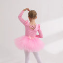 Kids' Girls' Designer Gymnastics Ballet Leotard with Tutu Skirt