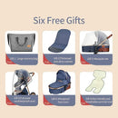 High Landscape Royal Folding 3-in-1 Baby Stroller