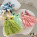 Baby Girls' Flower Design Tulle Party Dresses childrensterritory