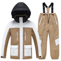 Kids Snowboard Clothing Set With Coat and Strap Pants childrensterritory