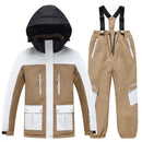 Kids Snowboard Clothing Set With Coat and Strap Pants childrensterritory