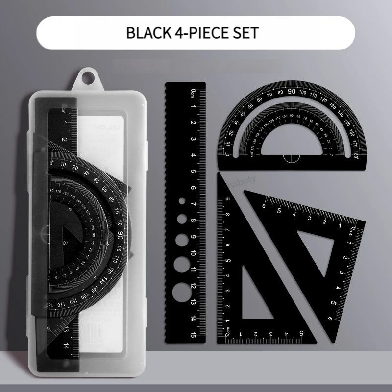 4 In 1 Aluminum Alloy Multifunctional Stationery Set childrensterritory