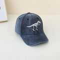 School Boys Embroidered Dinosaur Adjustable Caps childrensterritory