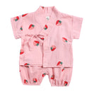 2PCS Cute Cartoon Print Baby Top + Shorts Home Wear Sets childrensterritory