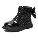 Girls Glittering Fashion Warm Zipper Boots childrensterritory