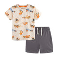 Kids Boys Cartoon Plane Design Summer Clothing Sets childrensterritory