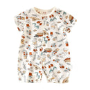 Baby Boys Breathable Stylish Cartoon Romper Sets