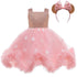 Polka-Dot Design Little Girls Birthday Party Dresses childrensterritory