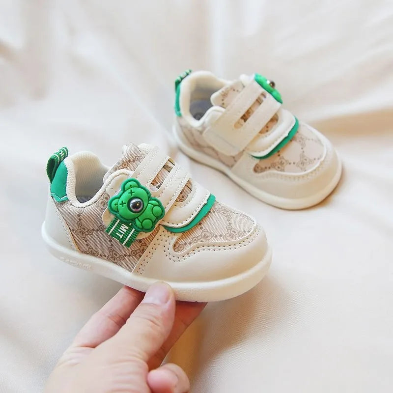 Baby Kids Cartoon Design Soft Lightweight Casual Shoes