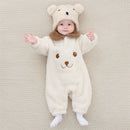 Newborn Baby Collar Design Soft Winter Bodysuit childrensterritory