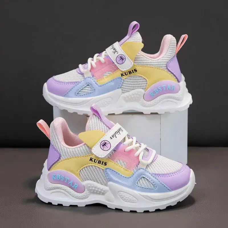Kids Girls Lightweight Waterproof Running Antislip Sports Shoes childrensterritory