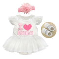 Baby Girl Pink Princess Clothing Sets for Birthday Party childrensterritory