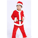Cute Red Colored Santa Claus Dress Set for Boys and Girls childrensterritory