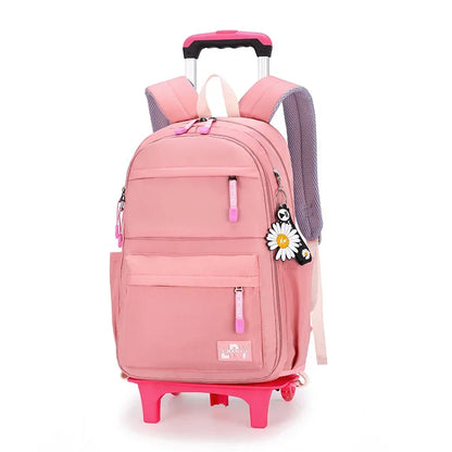 Kids/Teen Girls Multifunctional Wheeled School Backpack Set
