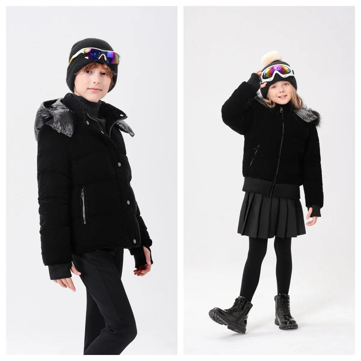 Long-Sleeved Stylish Winter Jackets For Kids