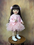 Soft Silicone Lifelike Girl Doll Birthday Gift childrensterritory