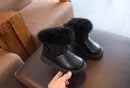 Little Boys Girls Casual Plush Winter Soft Boots childrensterritory