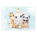 Cartoon Animal Pattern Non-slip Children Rooms Carpets