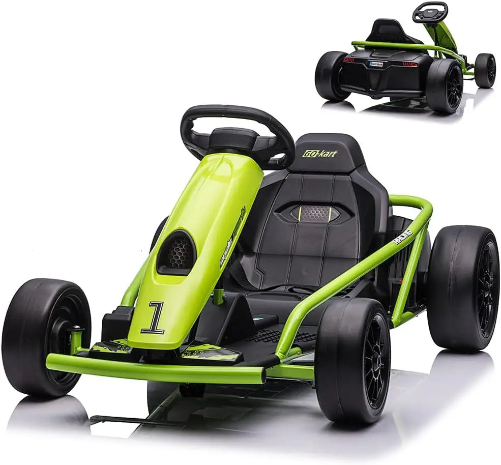 Kids 4 Wheel Ride on Car w/ Clutch &amp;amp; Hand Brake