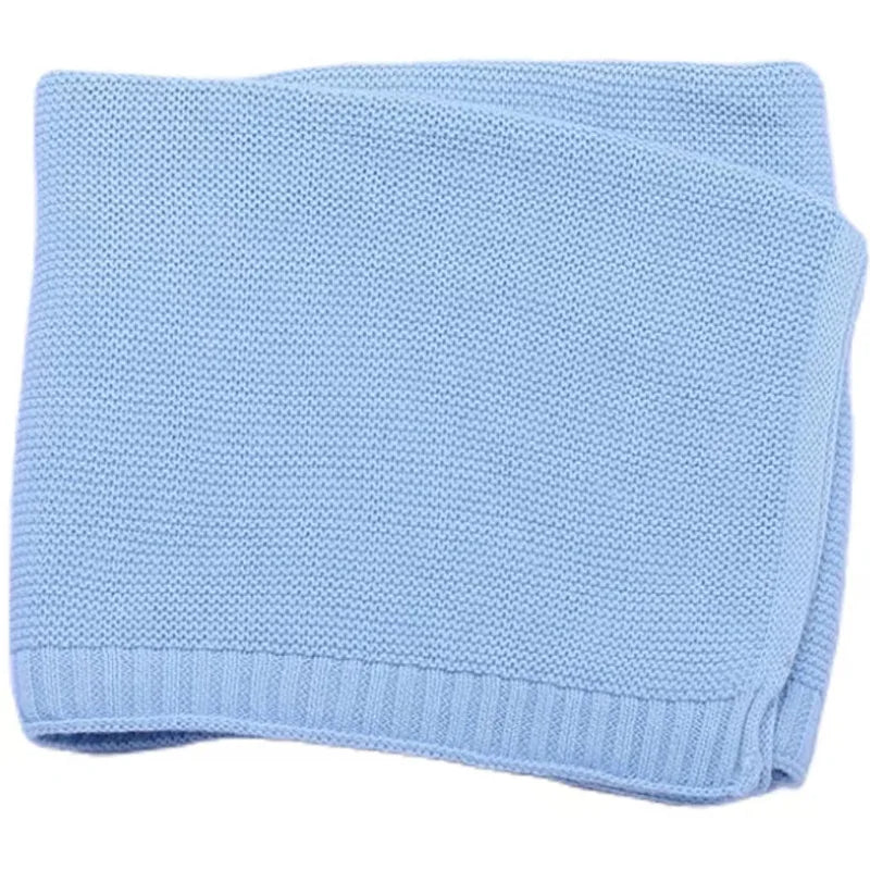 Personalized Name Embroidered Knitted Baby Blanket childrensterritory