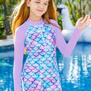Girls One Piece Mermaid Swimsuit for Summer Fun