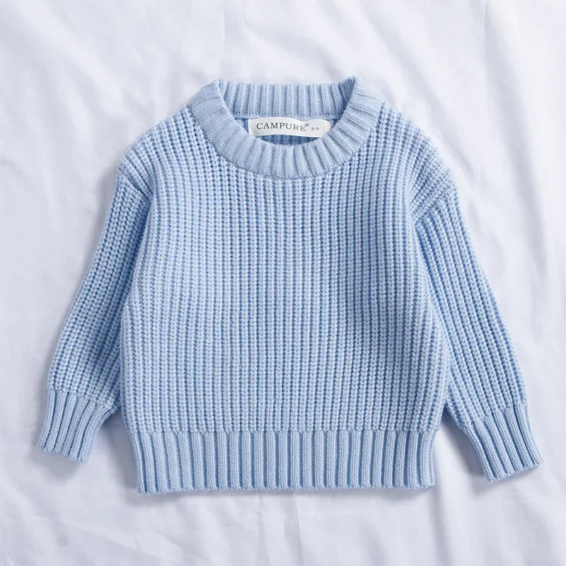 Kids Round Neck Long Sleeves Winter Sweater childrensterritory