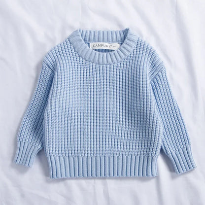 Kids Round Neck Long Sleeves Winter Sweater childrensterritory