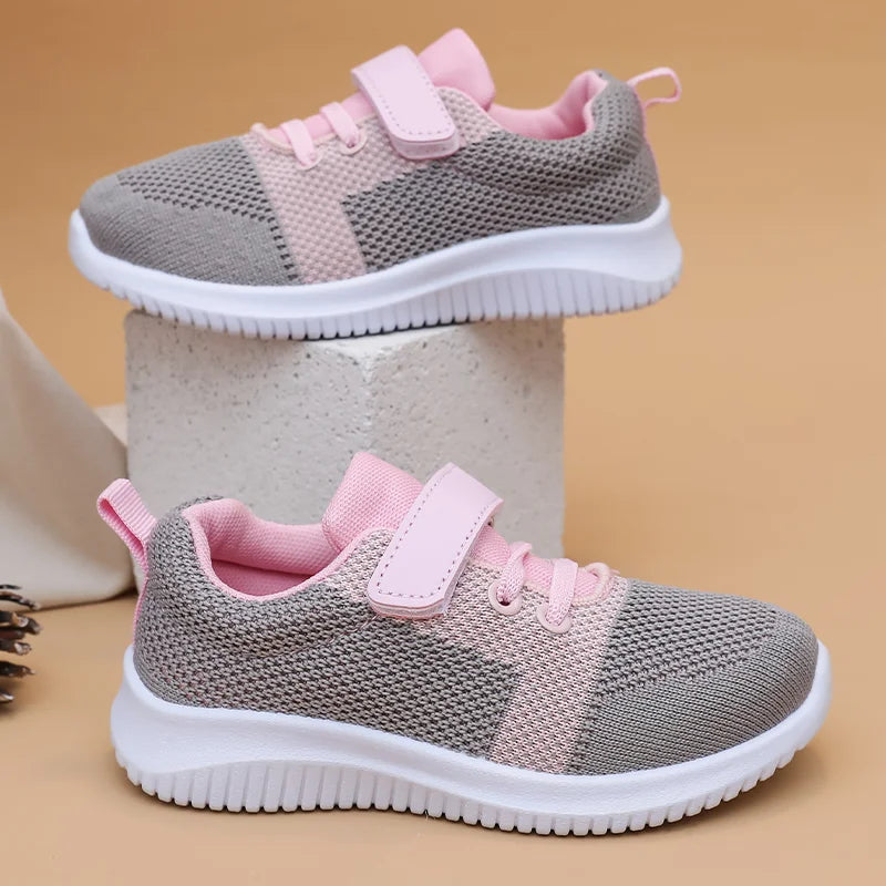 Girls’ Solid-Color Soft-Sole Comfortable Shoes