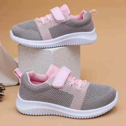Girls’ Solid-Color Soft-Sole Comfortable Shoes childrensterritory