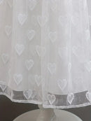 Girls' Elegant Bow Design Lace Party Dresses childrensterritory