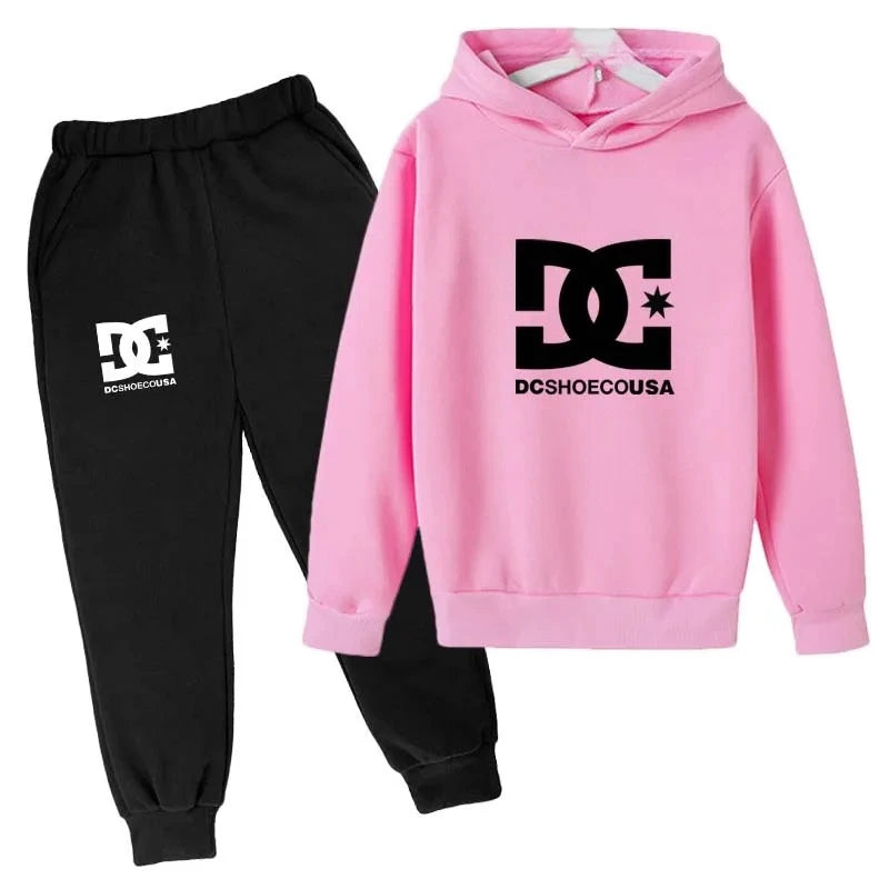 Kids Boys Long Sleeves Hoodies + Pants 2Pcs Set