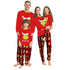 Cartoon Design Red Xmas Family Matching Pajamas Sets childrensterritory
