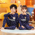 Long Sleeve Cartoon Design Kids Winter Warm Pajamas Sets childrensterritory