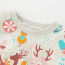 Kids Girls Cartoon Print Sweatshirts for Winter childrensterritory