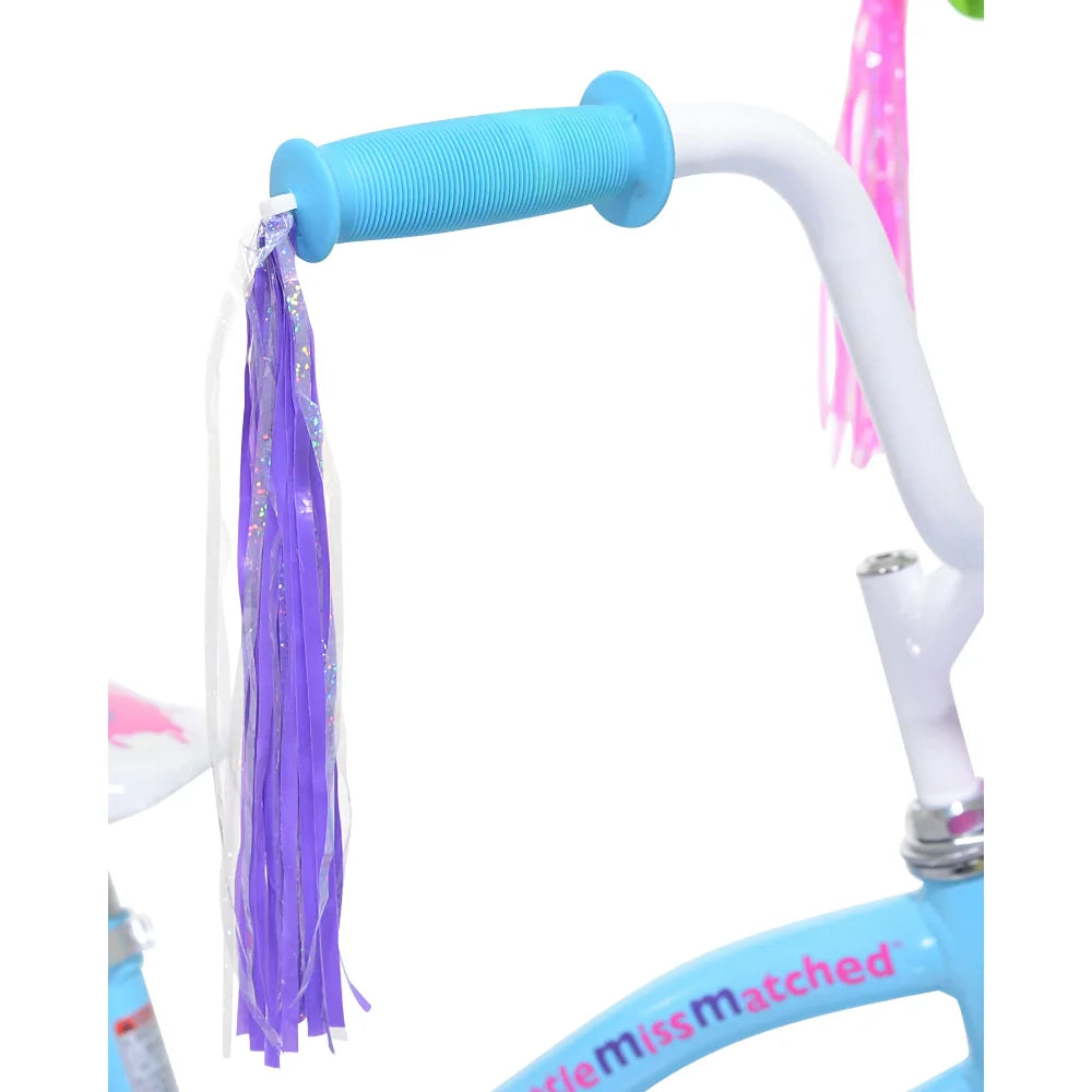16" Blue and Green Bicycle For Kids with Basket childrensterritory
