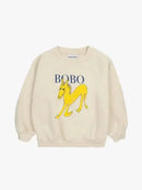 Kids Long-sleeved Round Neck Printed Sweatshirts childrensterritory