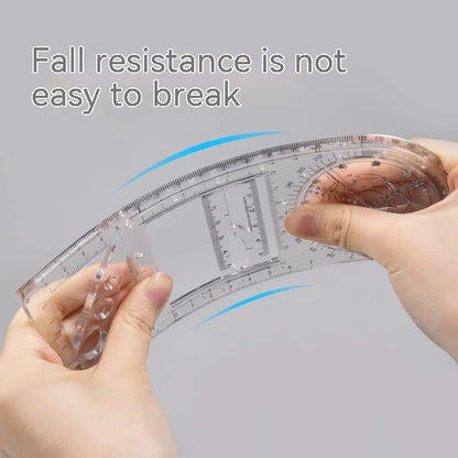 Multifunctional Rotatable Spirograph Ruler Stationery Set childrensterritory