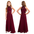 Kids Girls Sequins Pleat Overlay Pageant Evening Gowns childrensterritory