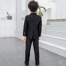 Kids Boys 3PCS Flower Jacket Pants Bowtie Formal Suit childrensterritory