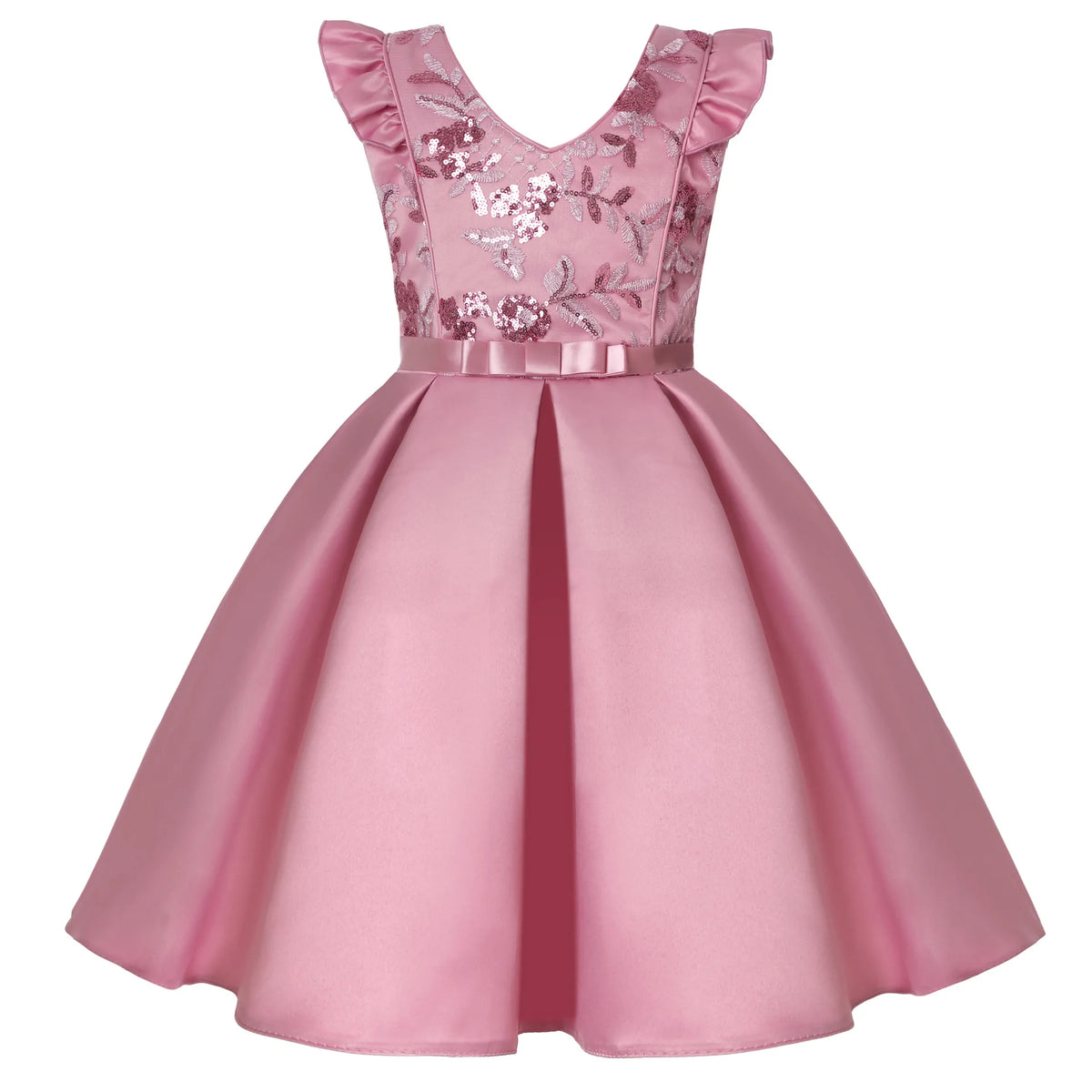 Beading Flower Design Wedding Party Tutu Dresses for Girls childrensterritory