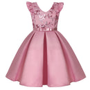 Beading Flower Design Wedding Party Tutu Dresses for Girls childrensterritory