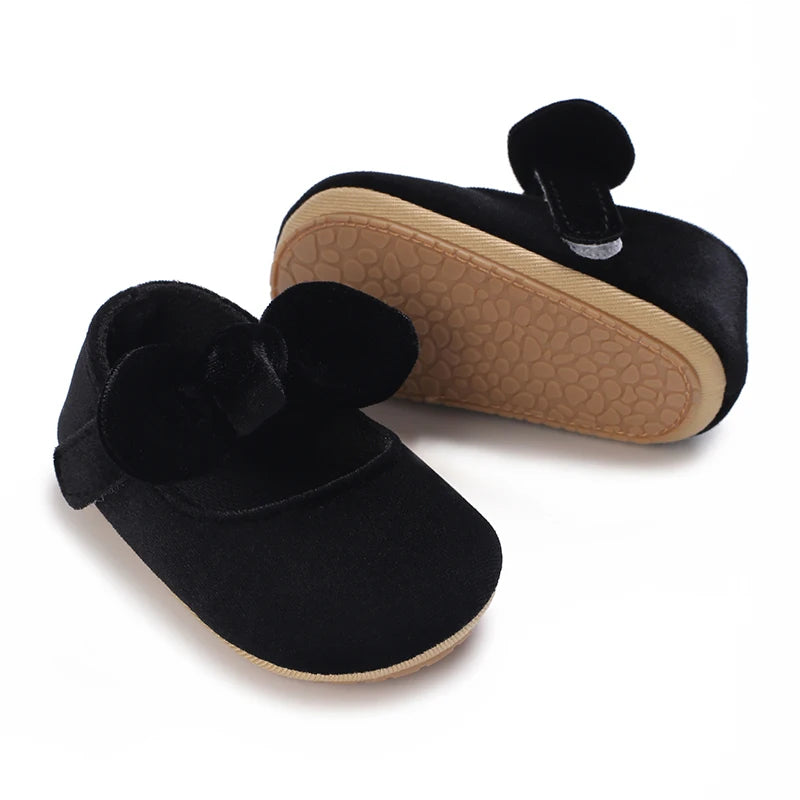 Cute Lace Design Baby Girl Non Slip Princess Crib Shoes