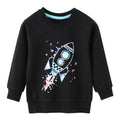 Girls White Casual Cotton Sweatshirts childrensterritory