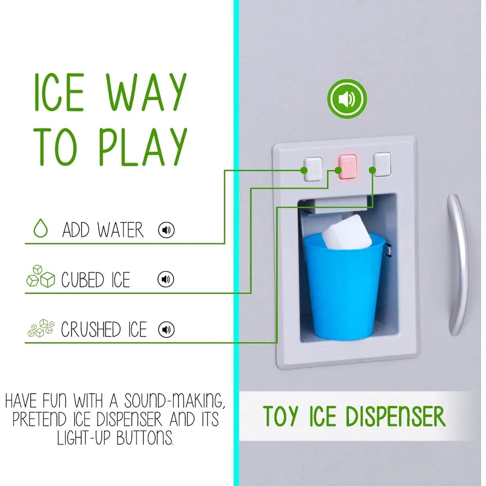 Large High Quality Kids Pretend Wooden Play Kitchen Set