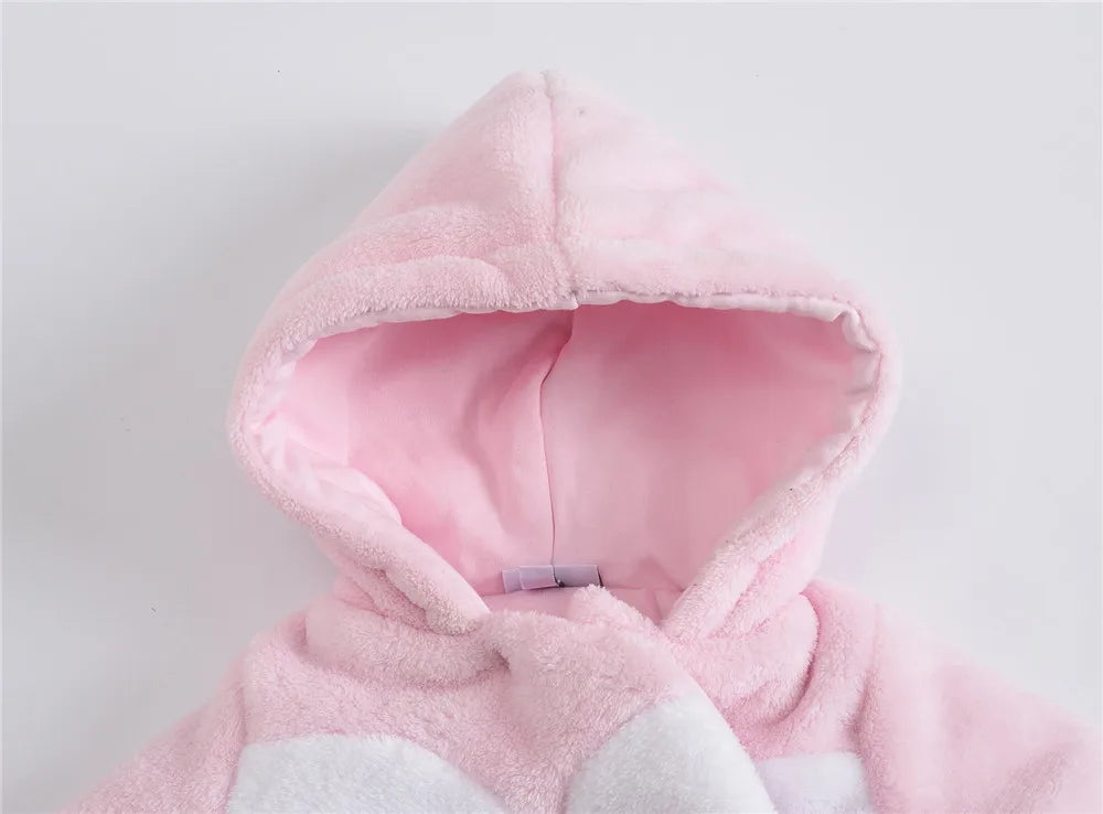 Baby Kids Long Sleeves Soft Warm Rompers childrensterritory